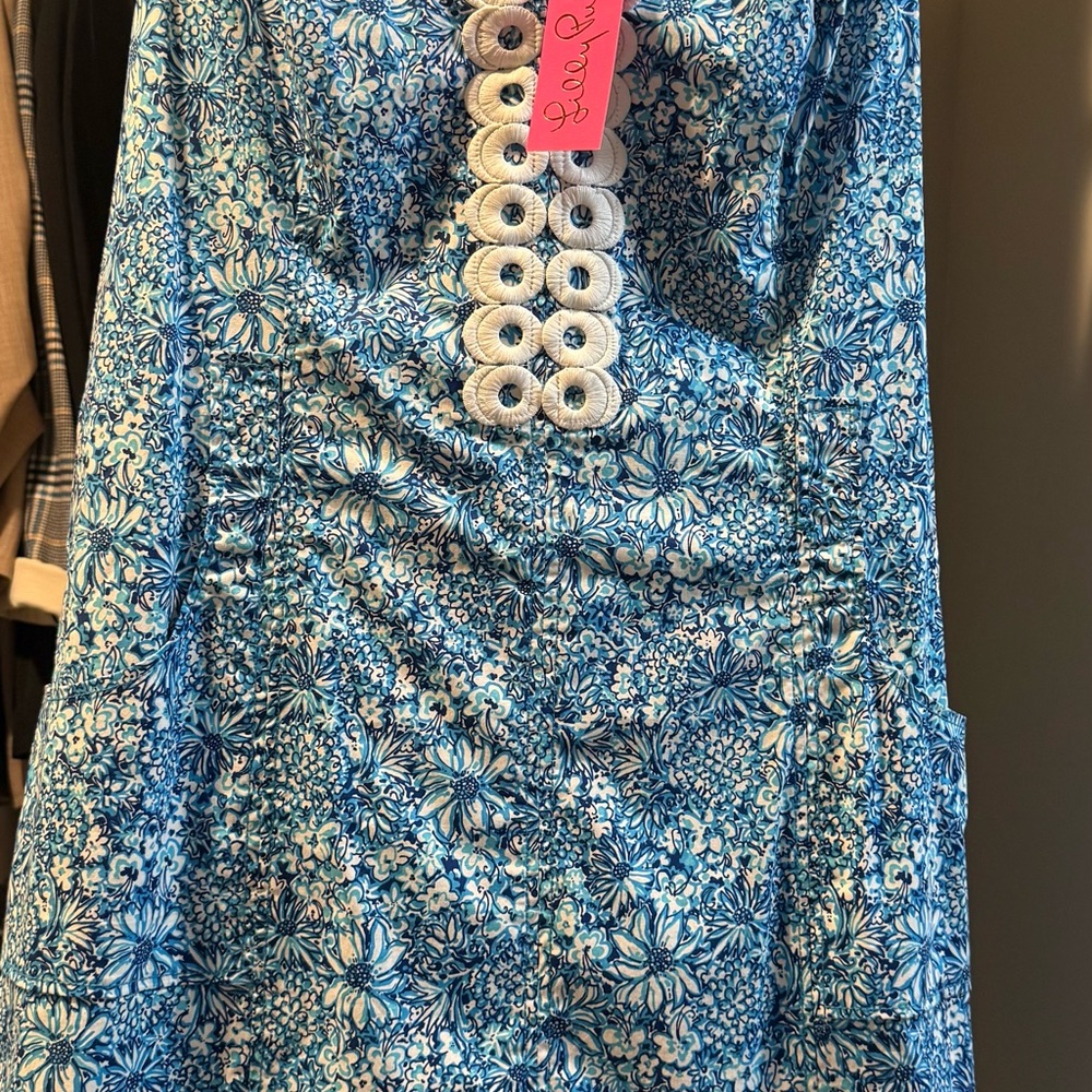 Lilly Pulitzer Vibrant Blue Floral Dress